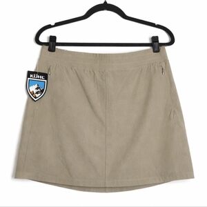 KÜHL Freeflex Skort Desert Khaki M Outdoor Hiking Trail Athletic Skirt